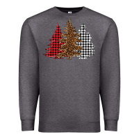 Charcoal Heather christmas trees Premium Sweatshirt - BarkalooDesign
