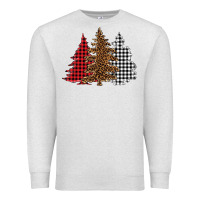 Oatmeal Heather christmas trees Premium Sweatshirt - BarkalooDesign