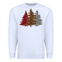 White christmas trees Premium Sweatshirt - BarkalooDesign