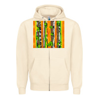 Sandshell st patricks shamrock with cowhide Zipper Hoodie - Artiststas