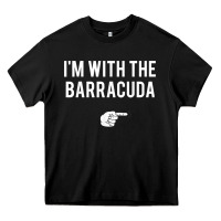 Black I_m With Barracuda Halloween Costume Party Matching Heavy Core Tee - longCreatives