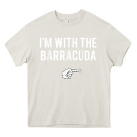Cream I_m With Barracuda Halloween Costume Party Matching Heavy Core Tee - longCreatives