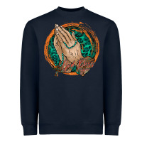 Navy god bless you Heavyweight Sweatshirt - RacoonDesign