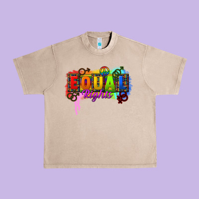 Equal Rights Urban Heavy Tee Designed By Cowgirlartshop