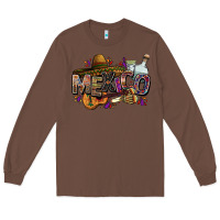 Chestnut Mexico Long Sleeve Tee - FaDigitalArtStudio