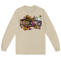 Mushroom Mexico Long Sleeve Tee - FaDigitalArtStudio