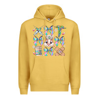 Antique Gold easter bow Premium Hoodie - CowhideDigitalArt