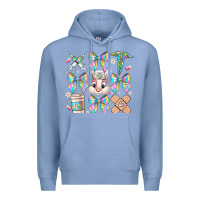 Colony Blue easter bow Premium Hoodie - CowhideDigitalArt