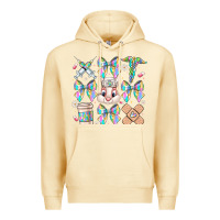 Pina Colada easter bow Premium Hoodie - CowhideDigitalArt