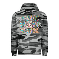 Slate Camo easter bow Premium Hoodie - CowhideDigitalArt