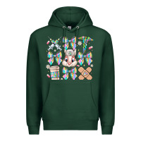 Sports Green easter bow Premium Hoodie - CowhideDigitalArt