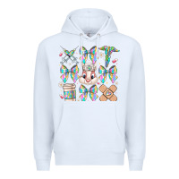 White easter bow Premium Hoodie - CowhideDigitalArt