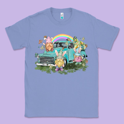 Easter Gnomies With Truck Easter Day Classic Tee Designed By Howdyjamesfarm