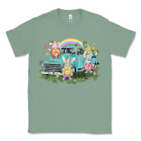 Sage Easter gnomies with truck Easter Day Classic Tee - HowdyJamesFarm