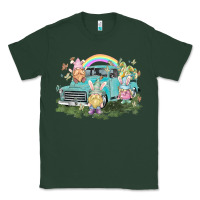 Sports Green Easter gnomies with truck Easter Day Classic Tee - HowdyJamesFarm