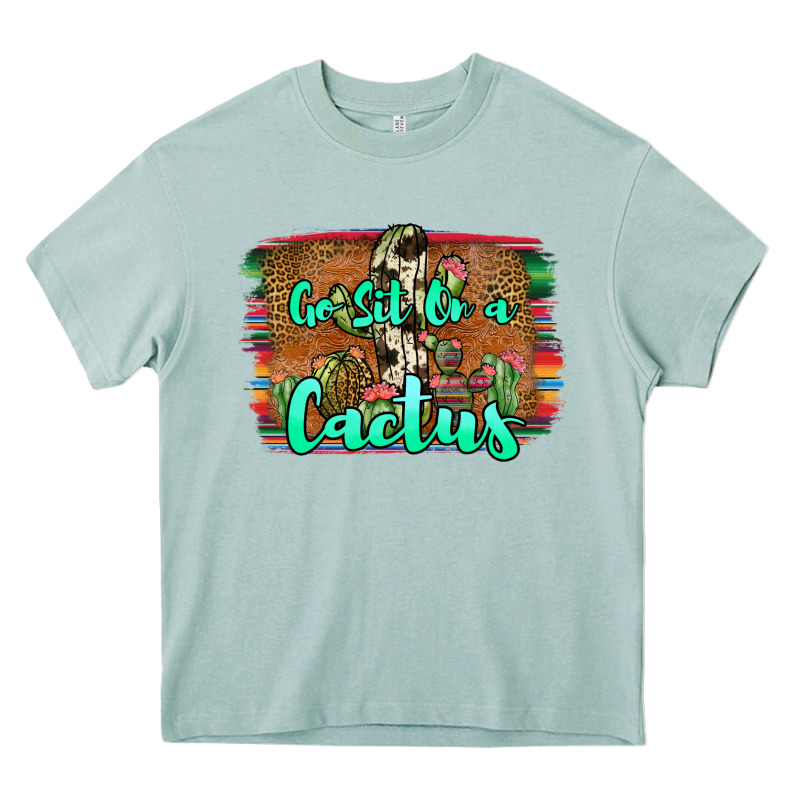 Go Sit On A Cactus Heavy Core Tee by JahusDesignShop | Teevron
