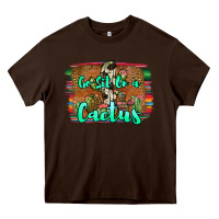 Chocolate Brown go sit on a cactus Heavy Core Tee - JahusDesignShop