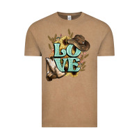 Vintage Coffee Love boots hat western Cowboy Vintage Tee - HowdyJamesFarm