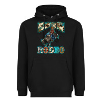 Black western rodeo bullfighter Heavyweight Hoodie - BarkalooDesign