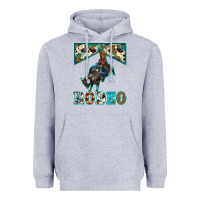 Heather Grey western rodeo bullfighter Heavyweight Hoodie - BarkalooDesign