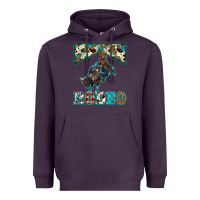 Plum western rodeo bullfighter Heavyweight Hoodie - BarkalooDesign