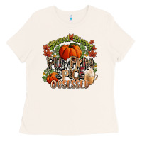 Bone Stressed blessed pumpkin spice obsessed Fall Ladies Tee - NancyCooperArtShop