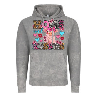 Cloud Rock hogs and kisses pig  olivia Vintage Hoodie - OliviaCreatesArt