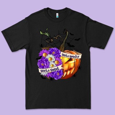 Sorta Sweet Sorta Spooky Premium Tee Designed By Texasbilliewilder