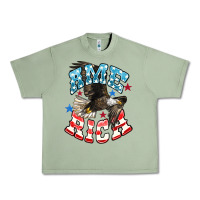 Oil Green American Eagle Urban Heavy Tee - HowdyJamesFarm