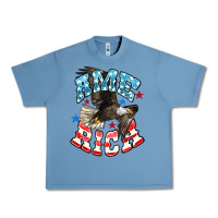 Pebble Blue American Eagle Urban Heavy Tee - HowdyJamesFarm