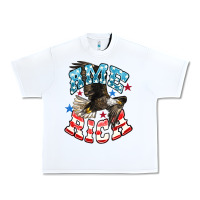 White American Eagle Urban Heavy Tee - HowdyJamesFarm