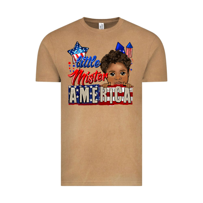 Little Mister America Black Boy Vintage Tee by CowGirlArtShop | Teevron