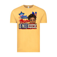 Vintage Mustard little mister america black boy Vintage Tee - CowGirlArtShop