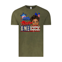 Vintage Olive little mister america black boy Vintage Tee - CowGirlArtShop