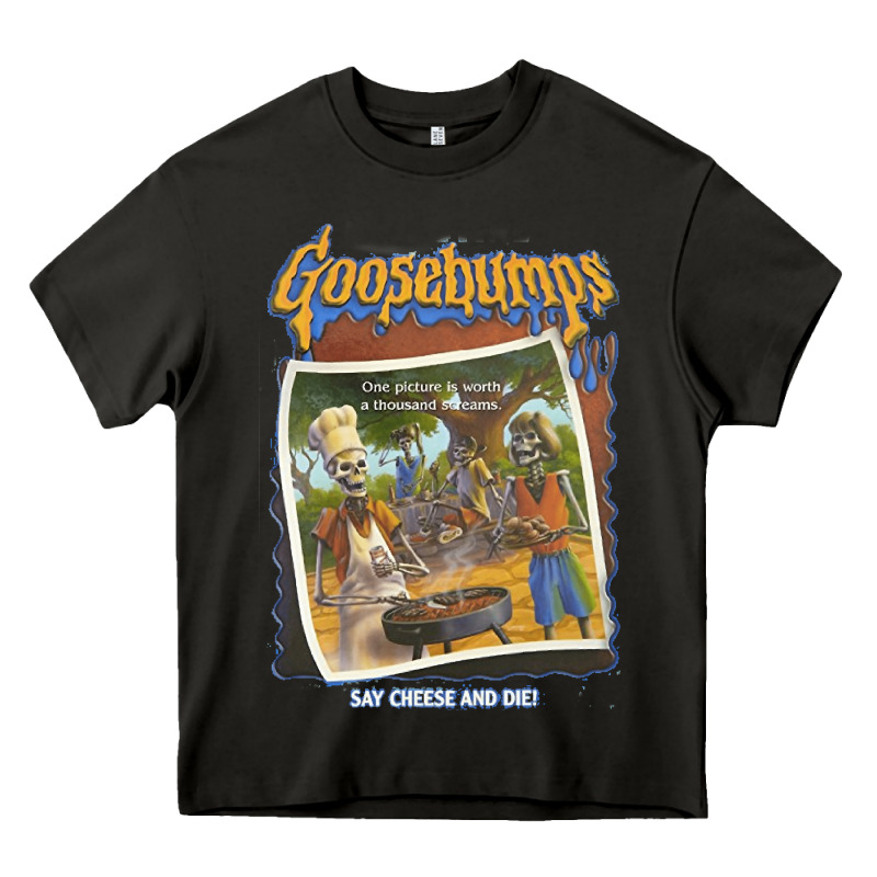 R.l. Stine Goosebumps Halloween Say Cheese And Die Heavy Core Tee by longCreatives | Teevron