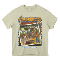 Mossy R.L. Stine Goosebumps Halloween Say Cheese And Die Heavy Core Tee - longCreatives