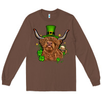 Chestnut St. Patrick's Day cow Long Sleeve Tee - OliviaCreatesArt