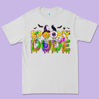 Spooky Dude Premium Tee Designed By Nancycooperartshop
