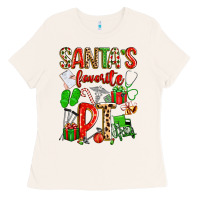Bone santa's favorite pt Ladies Tee - texasbilliewilder