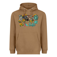 Toasted Coconut western rodeo bullfighter  life turquoise's gemstones arrow sunflowers Heavyweight Hoodie - BarkalooDesign