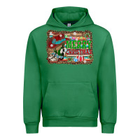 Emerald merry christmas western boots Urban Hoodie - AdoDesignShop