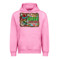 Fuchsia Pink merry christmas western boots Urban Hoodie - AdoDesignShop