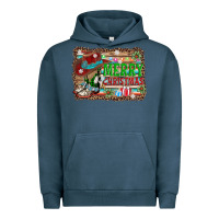 Pigment Midnight Navy merry christmas western boots Urban Hoodie - AdoDesignShop