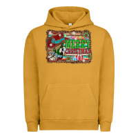 Pigment Peanut Butter merry christmas western boots Urban Hoodie - AdoDesignShop