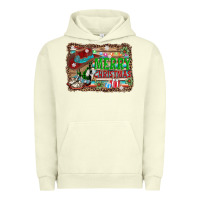 Pigment Pistachio merry christmas western boots Urban Hoodie - AdoDesignShop