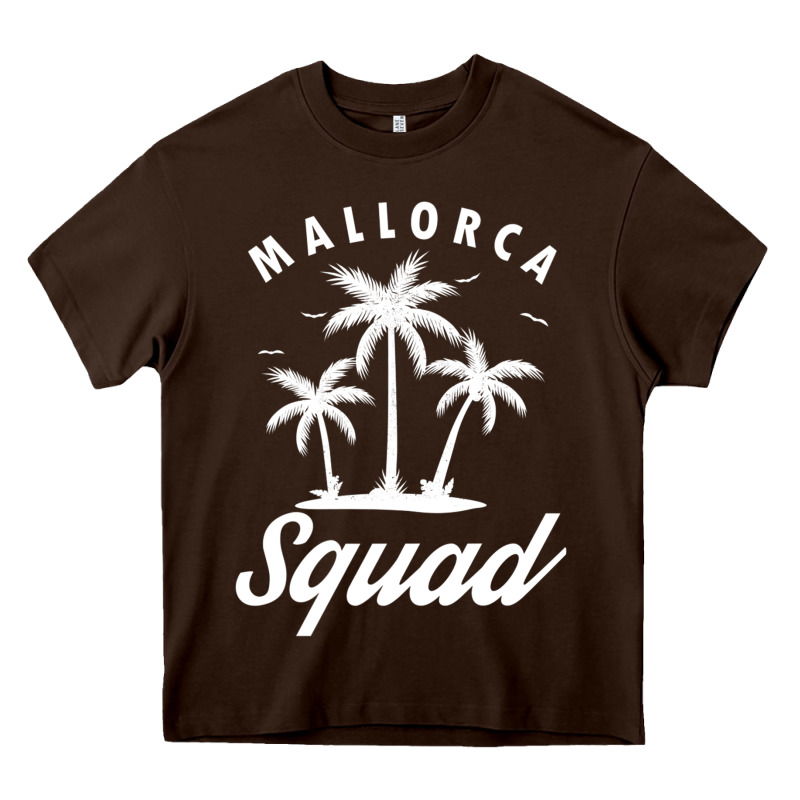 Mallorca Squad Beach Summer Surfing Swimming Travel Vacation Heavy Core Tee by longCreatives | Teevron