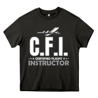 Asphalt CFI CFI Certified Flight Pilot Gift CFI Flying Instructor Heavy Core Tee - longCreatives