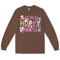 Chestnut Easter Day One hoppy Nurse Long Sleeve Tee - OliviaCreatesArt