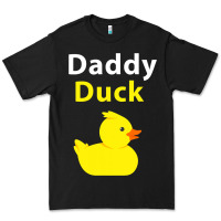 Black Funny Daddy Duck Rubber Duck Premium Tee - longCreatives
