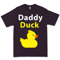 Plum Funny Daddy Duck Rubber Duck Premium Tee - longCreatives